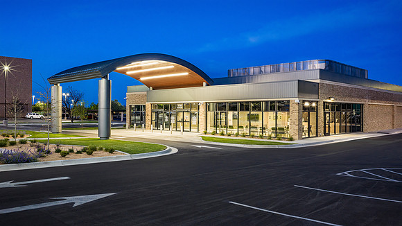 ICE Imaging - Hendrick GI - Exterior Southwest Night
