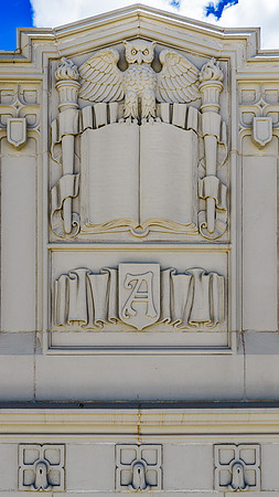 ICE IMAGING - STONE OWL PARLIAMENT RELIEF CARVING